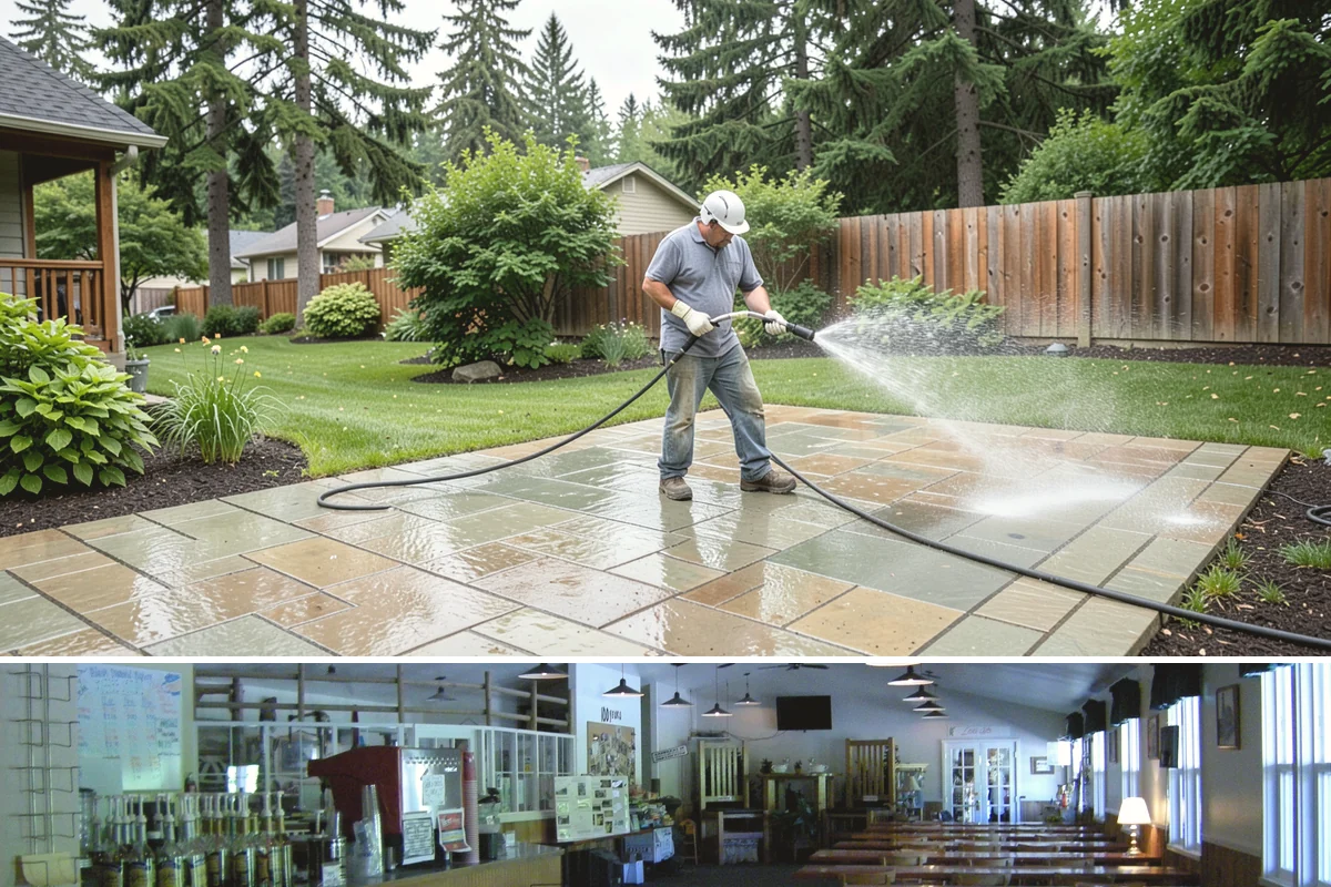 Fence Mildew Removal in Black Diamond, King County, WA - Treat mildew in the warmer, drier months when growth slows and the treatment can work before new rain arrives.
