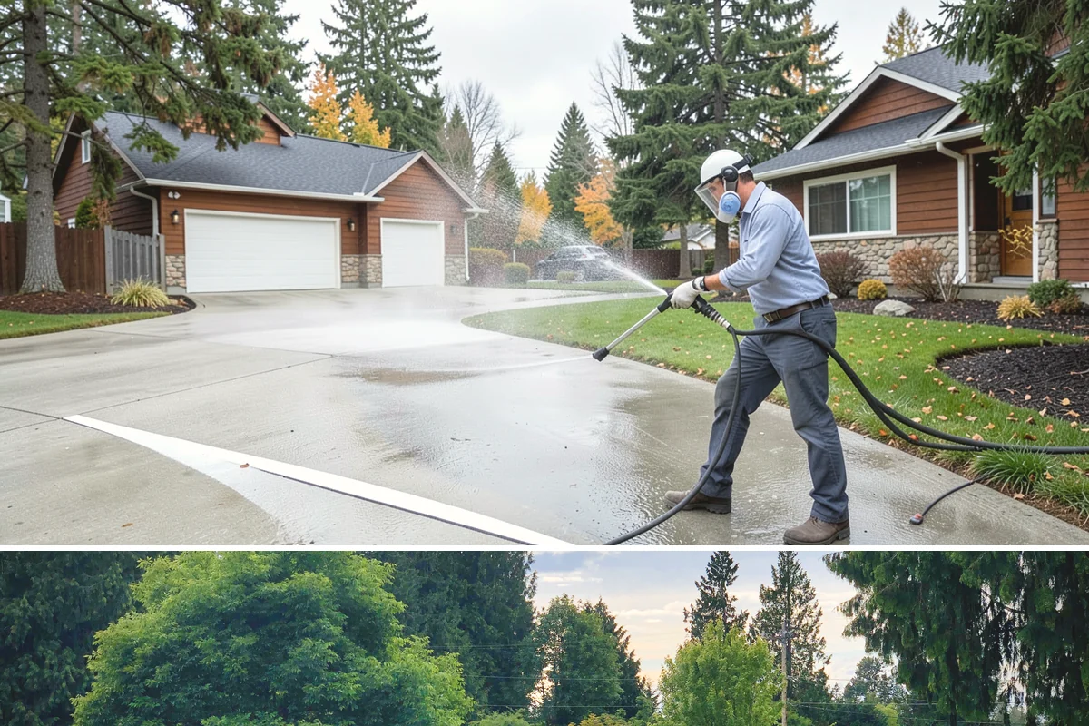 Fence Mildew Removal in Bonney Lake, Pierce County, WA - Treat mildew in the warmer, drier months when growth slows and the treatment can work before new rain arrives.