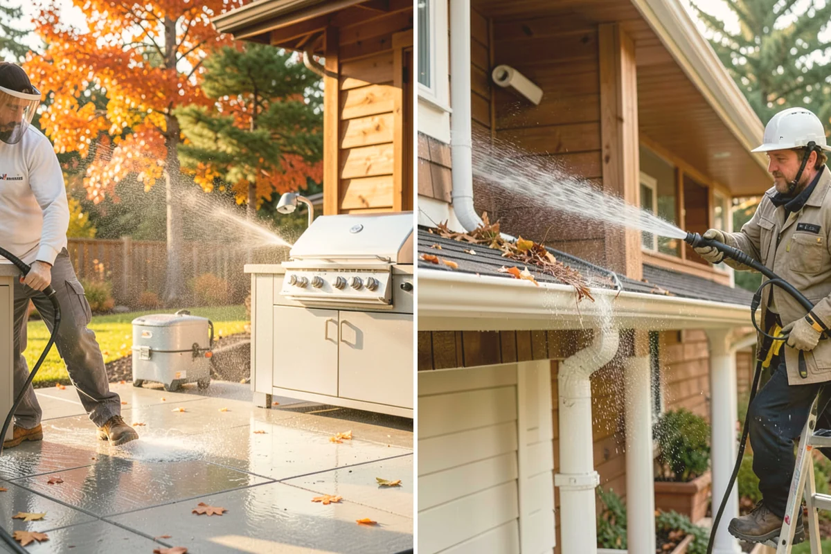 Fence Mildew Removal in Bothell, King County, WA - Identify the mildew-heavy shaded and low sections