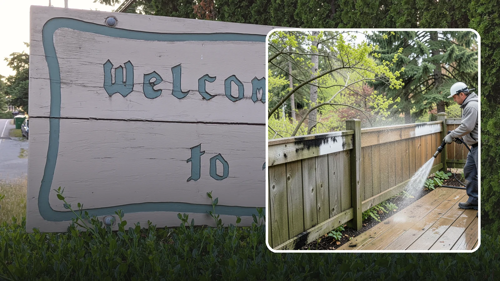 Fence Mildew Removal in Brier, Snohomish County, WA - Targeted mildew treatment for the black-spotted, shaded fence sections our damp climate breeds year-round.