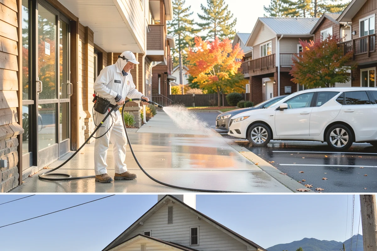 Fence Mildew Removal in Concrete, Skagit County, WA - Treat mildew in the warmer, drier months when growth slows and the treatment can work before new rain arrives.