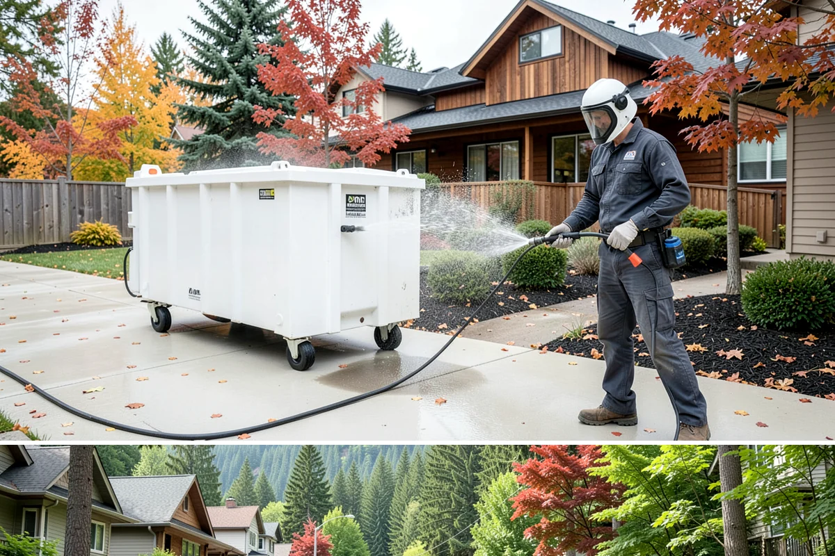 Fence Mildew Removal in Darrington, Snohomish County, WA - Treat mildew in the warmer, drier months when growth slows and the treatment can work before new rain arrives.