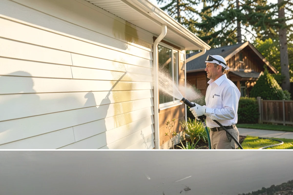 Fence Mildew Removal in Des Moines, King County, WA - Treat mildew in the warmer, drier months when growth slows and the treatment can work before new rain arrives.