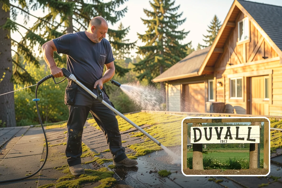 Fence Mildew Removal in Duvall, King County, WA - Kills mildew at the root instead of just rinsing the surface