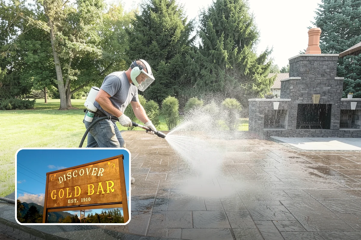 Fence Mildew Removal in Gold Bar, Snohomish County, WA - Kills mildew at the root instead of just rinsing the surface