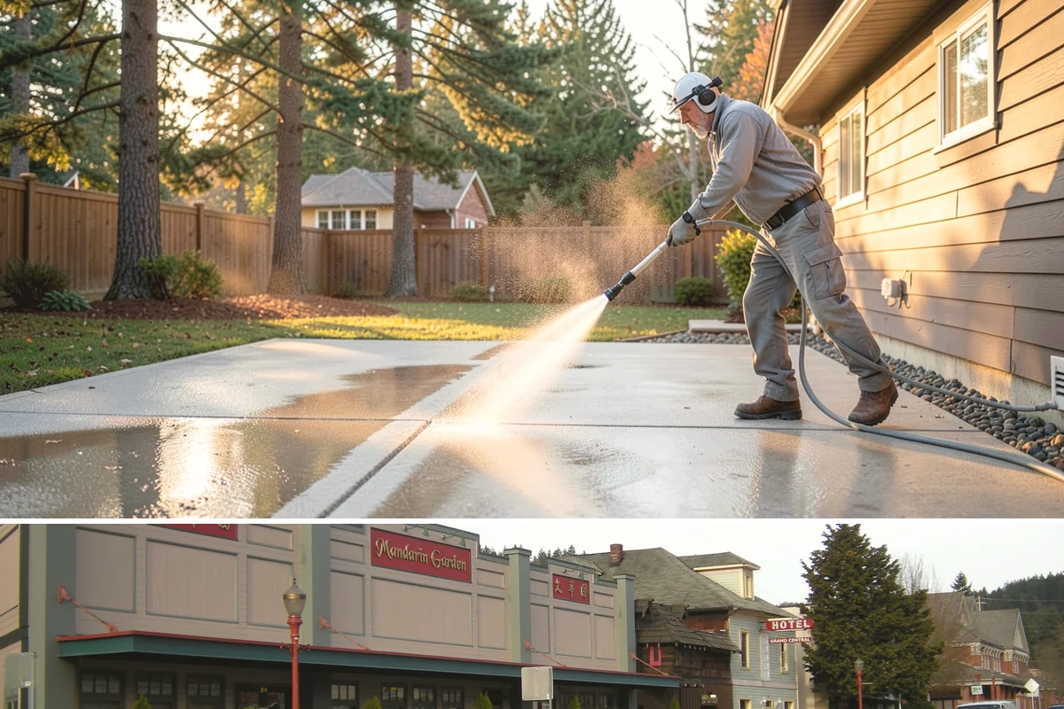 Fence Mildew Removal in Issaquah, King County, WA - Treat mildew in the warmer, drier months when growth slows and the treatment can work before new rain arrives.
