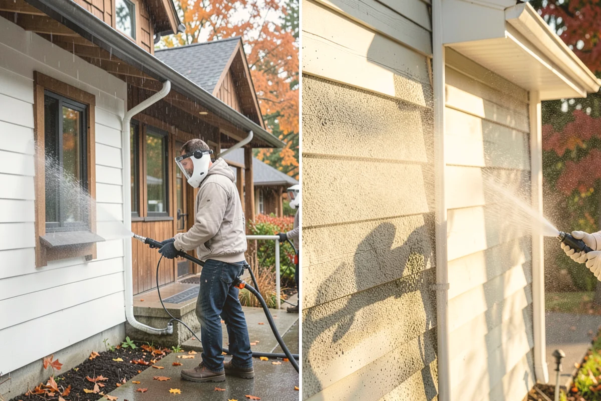 Fence Mildew Removal in Kent, King County, WA - Identify the mildew-heavy shaded and low sections