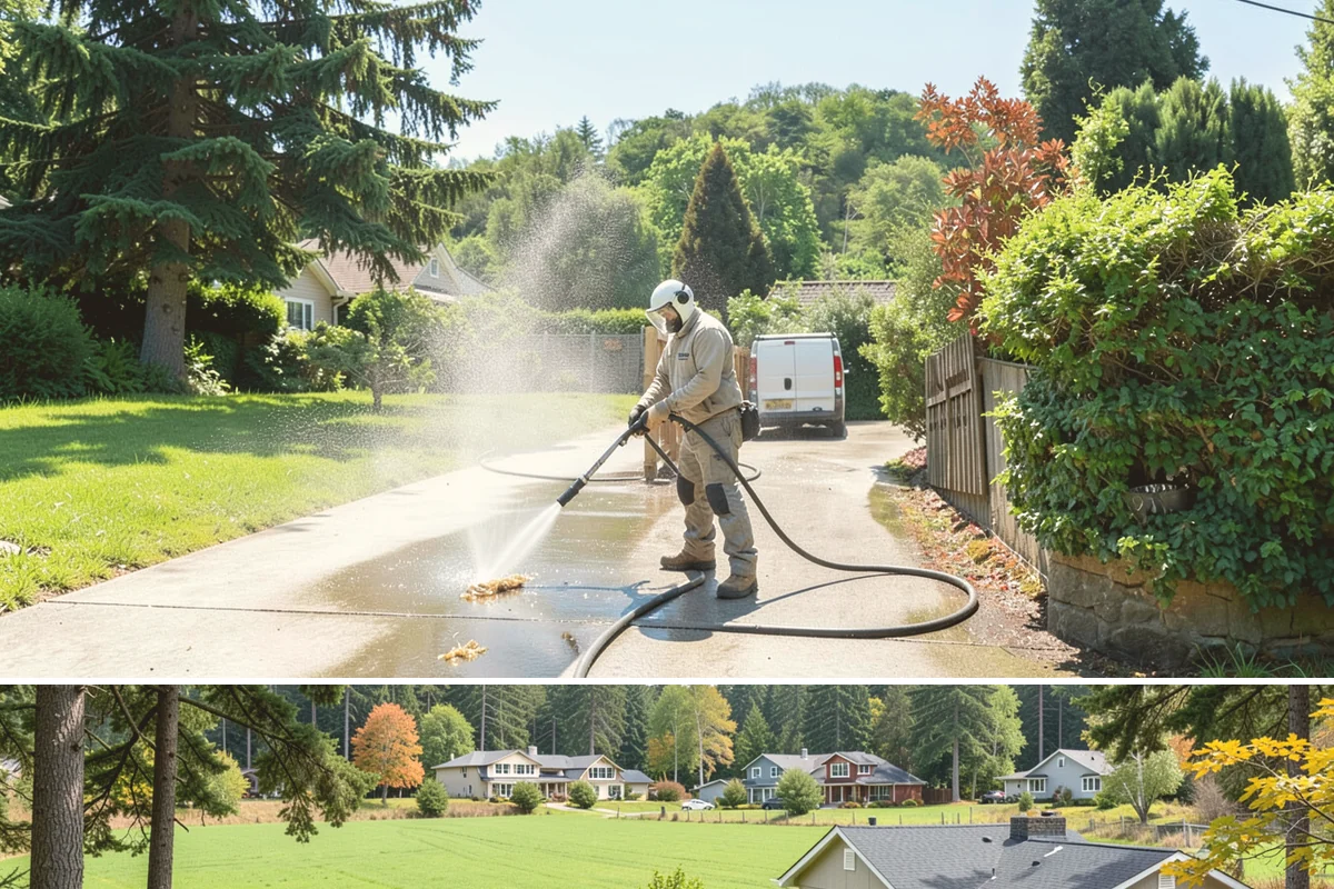 Fence Mildew Removal in Lyman, Skagit County, WA - Treat mildew in the warmer, drier months when growth slows and the treatment can work before new rain arrives.
