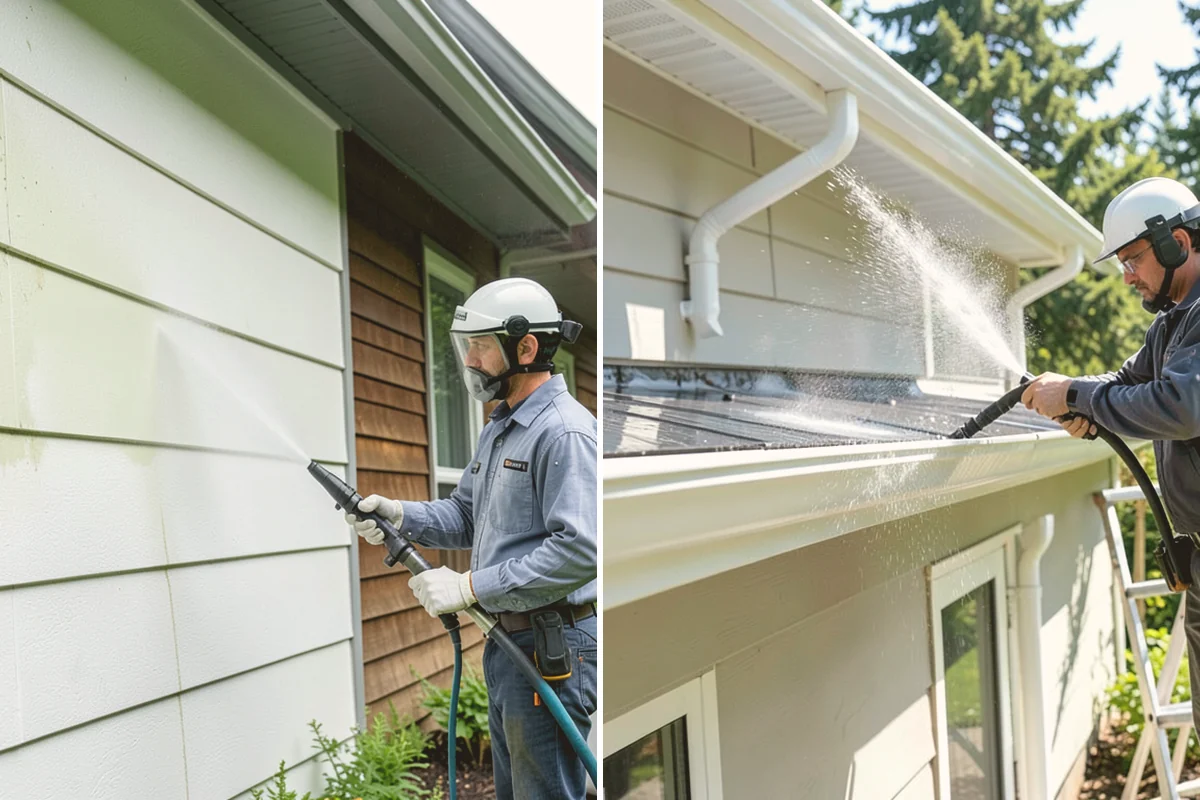 Fence Mildew Removal in Lynnwood, Snohomish County, WA - Identify the mildew-heavy shaded and low sections