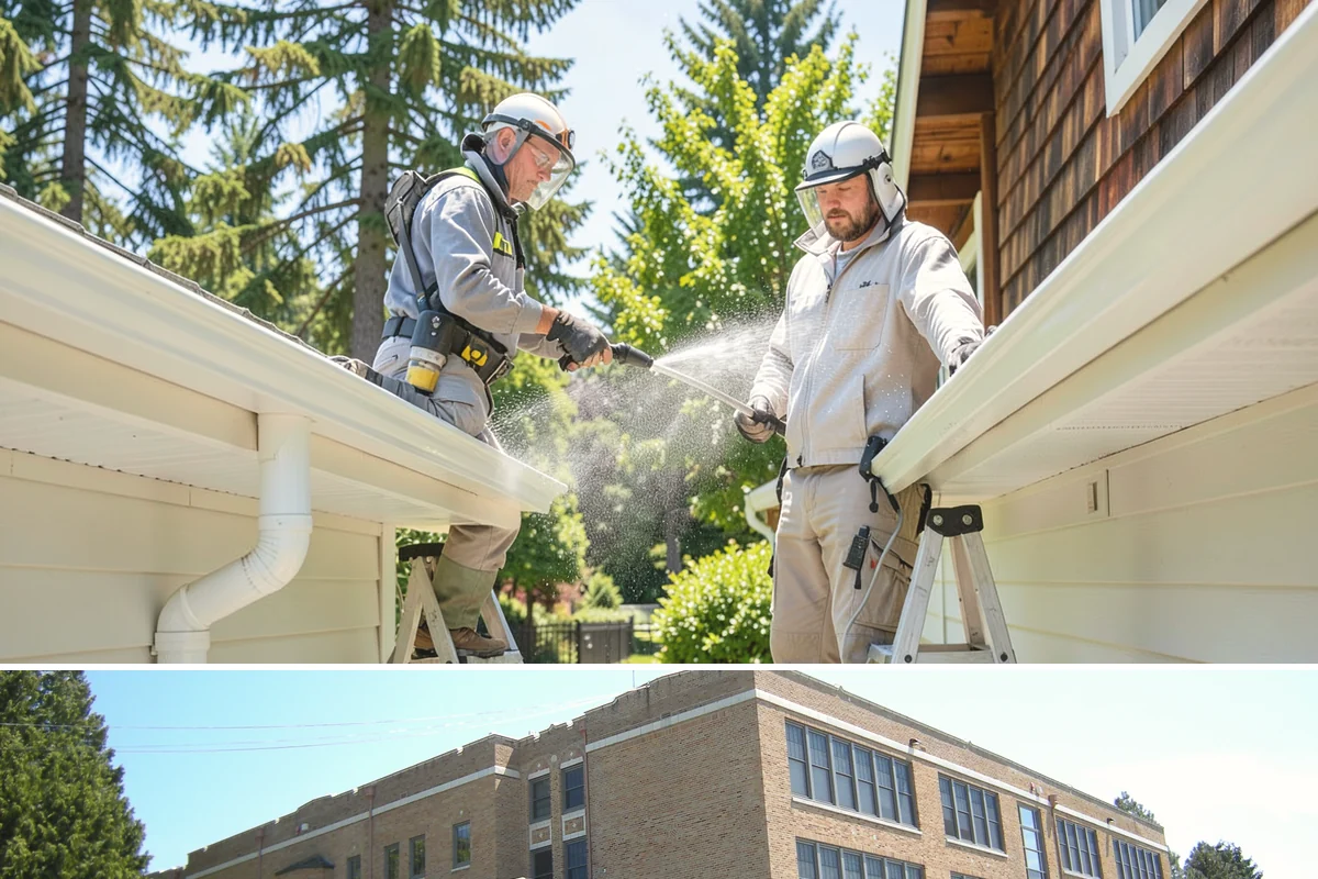Fence Mildew Removal in Maple Valley, King County, WA - Treat mildew in the warmer, drier months when growth slows and the treatment can work before new rain arrives.