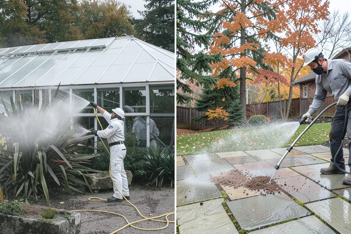 Fence Mildew Removal in Marysville, Snohomish County, WA - Identify the mildew-heavy shaded and low sections