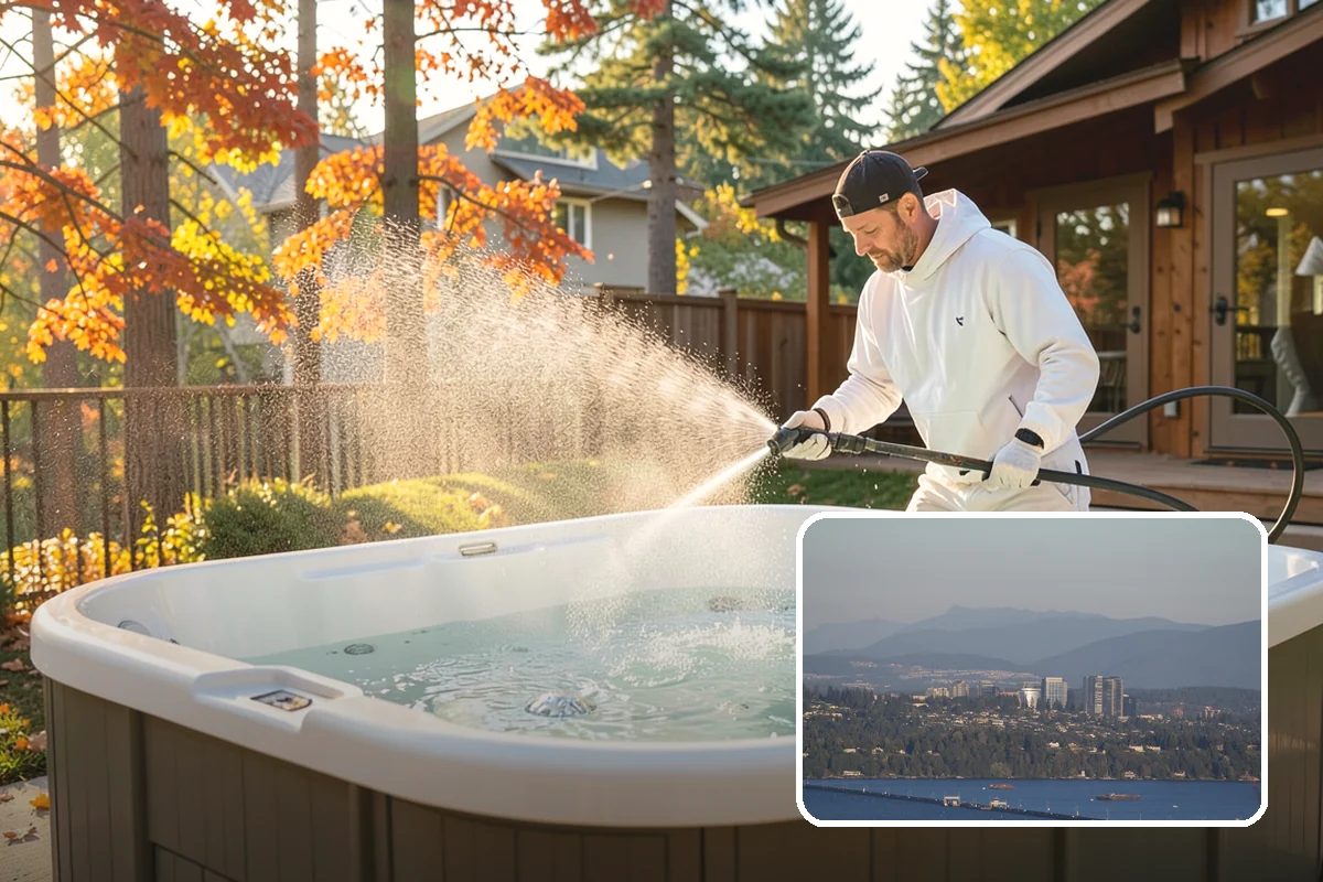 Fence Mildew Removal in Medina, King County, WA - Kills mildew at the root instead of just rinsing the surface