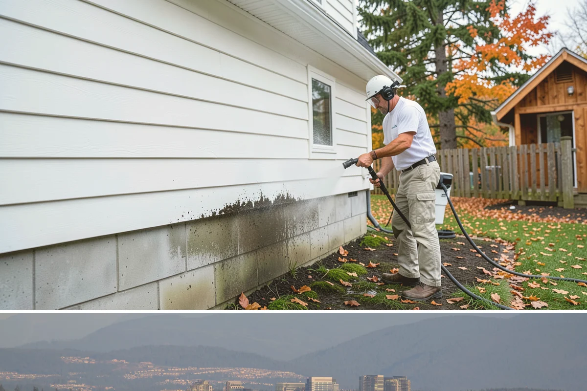 Fence Mildew Removal in Medina, King County, WA - Treat mildew in the warmer, drier months when growth slows and the treatment can work before new rain arrives.