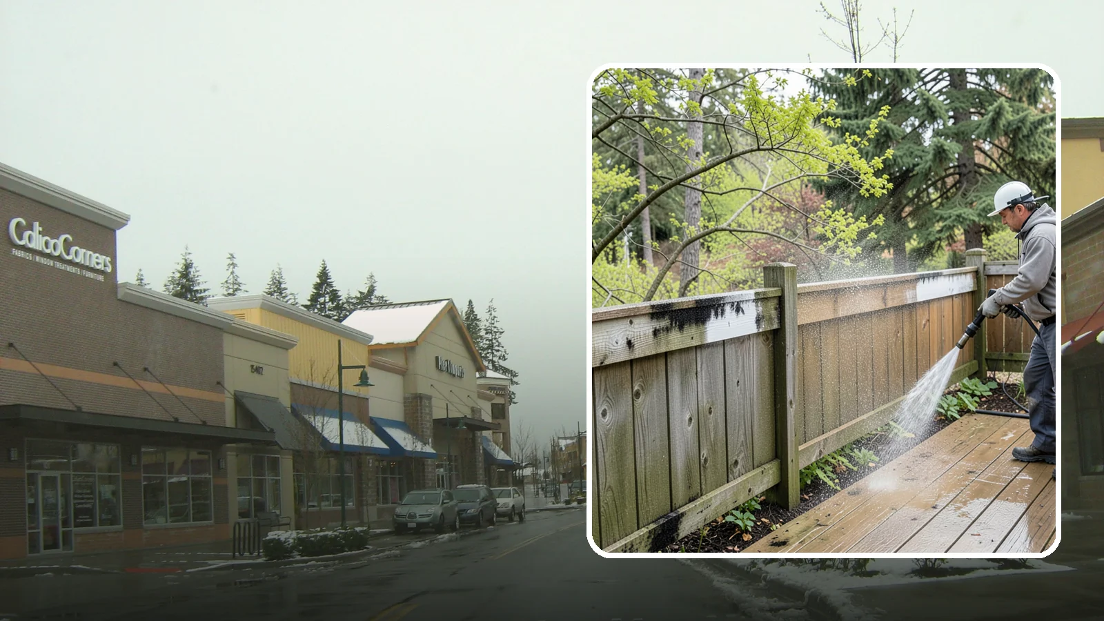 Fence Mildew Removal in Mill Creek, Snohomish County, WA - Targeted mildew treatment for the black-spotted, shaded fence sections our damp climate breeds year-round.