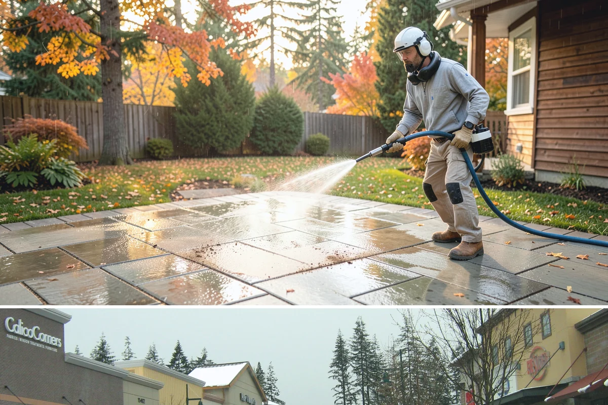 Fence Mildew Removal in Mill Creek, Snohomish County, WA - Treat mildew in the warmer, drier months when growth slows and the treatment can work before new rain arrives.