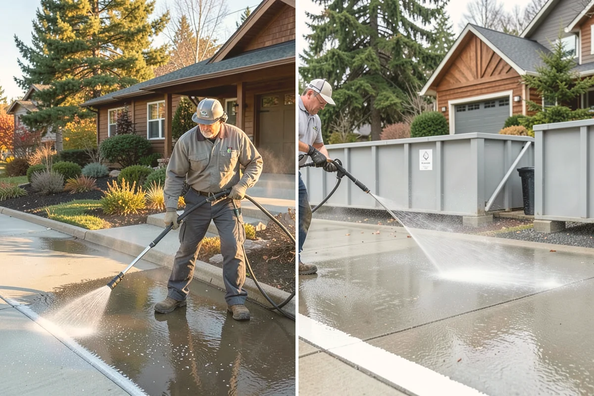 Fence Mildew Removal in Milton, King County, WA - Identify the mildew-heavy shaded and low sections