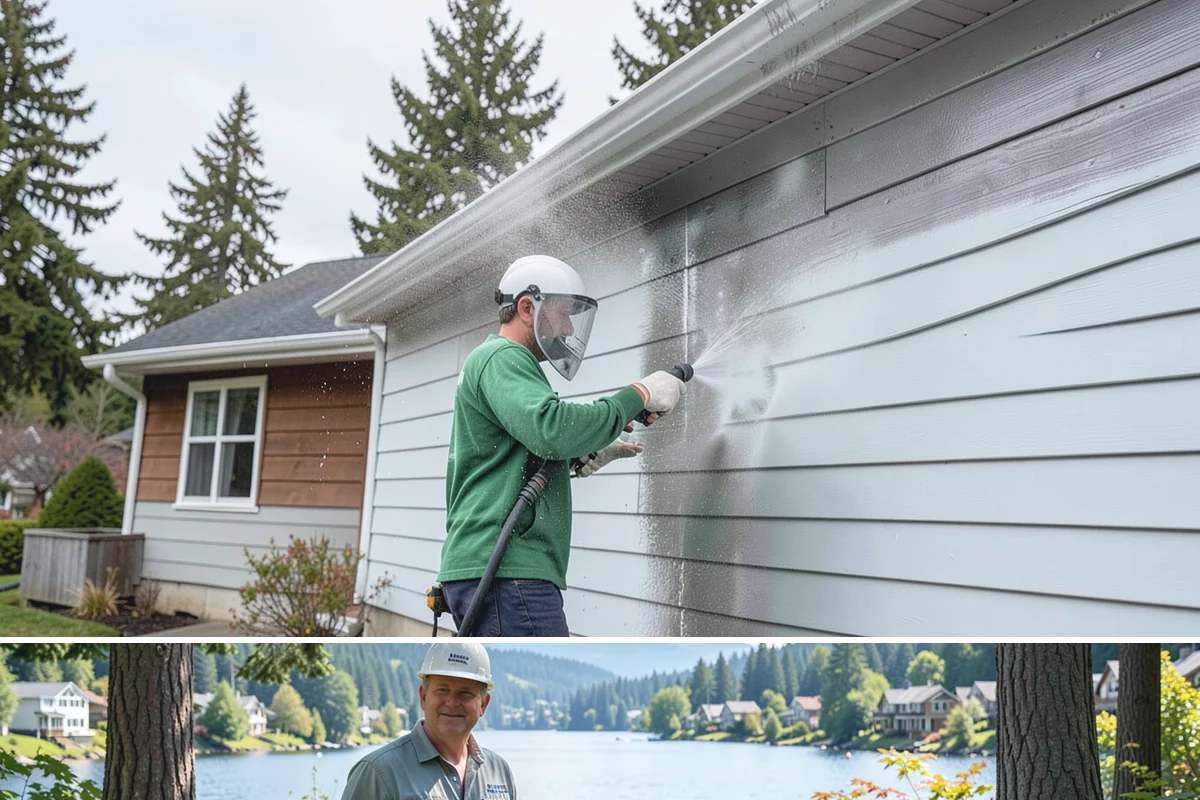 Fence Mildew Removal in Milton, King County, WA - Treat mildew in the warmer, drier months when growth slows and the treatment can work before new rain arrives.