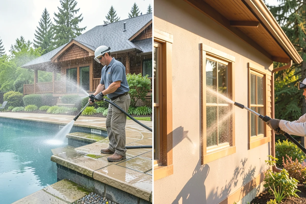 Fence Mildew Removal in Mountlake Terrace, Snohomish County, WA - Identify the mildew-heavy shaded and low sections