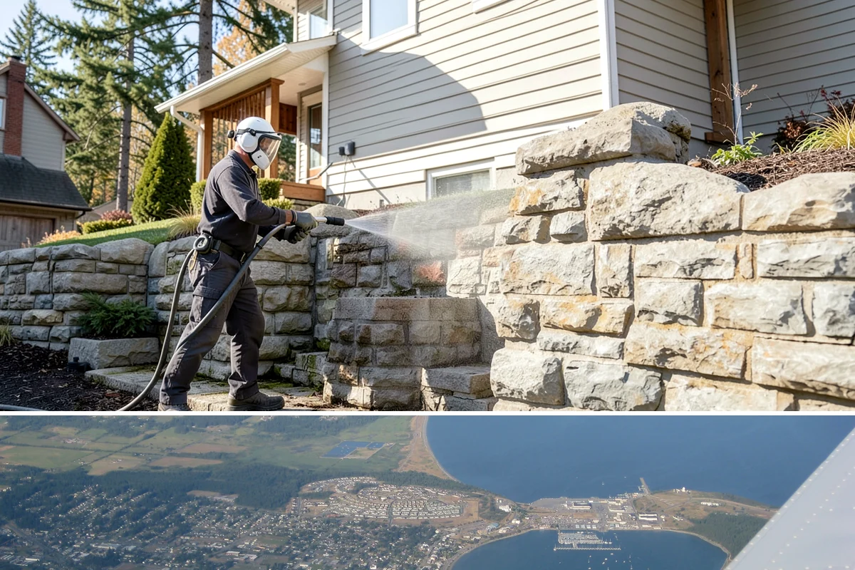 Fence Mildew Removal in Oak Harbor, Island County, WA - Treat mildew in the warmer, drier months when growth slows and the treatment can work before new rain arrives.