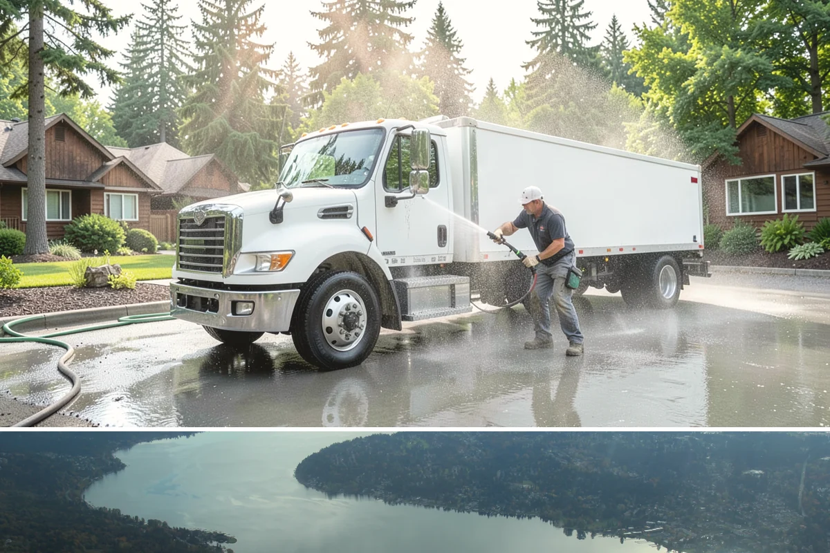 Fence Mildew Removal in Sammamish, King County, WA - Treat mildew in the warmer, drier months when growth slows and the treatment can work before new rain arrives.