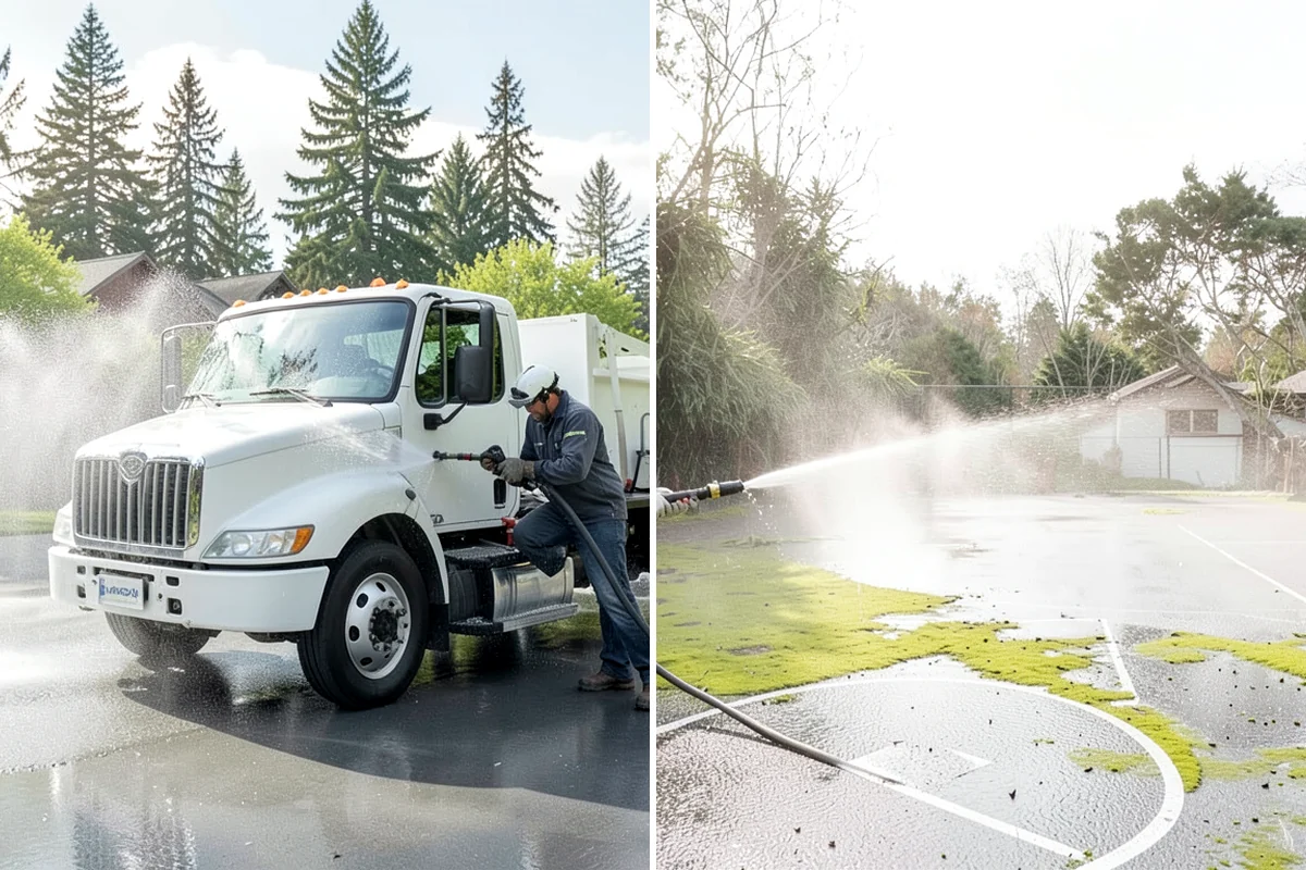 Fence Mildew Removal in Sedro-Woolley, Skagit County, WA - Identify the mildew-heavy shaded and low sections