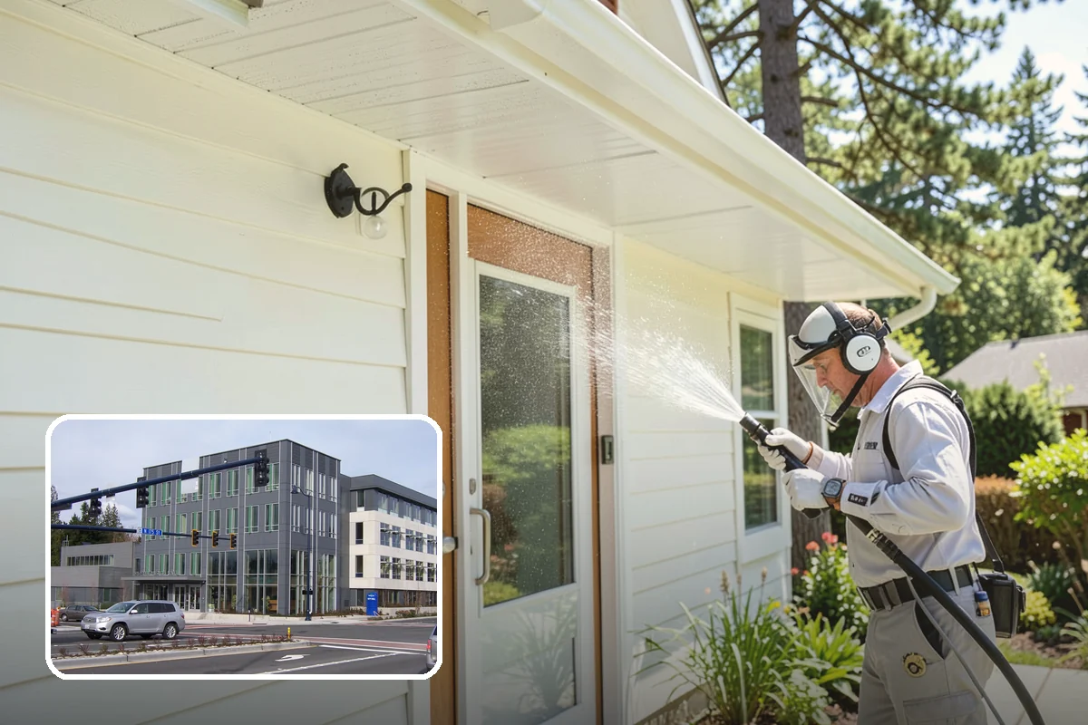 Fence Mildew Removal in Shoreline, King County, WA - Kills mildew at the root instead of just rinsing the surface