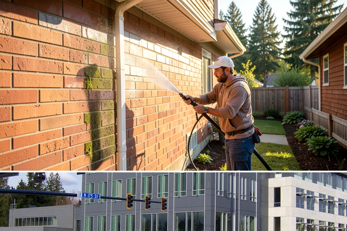 Fence Mildew Removal in Shoreline, King County, WA - Treat mildew in the warmer, drier months when growth slows and the treatment can work before new rain arrives.