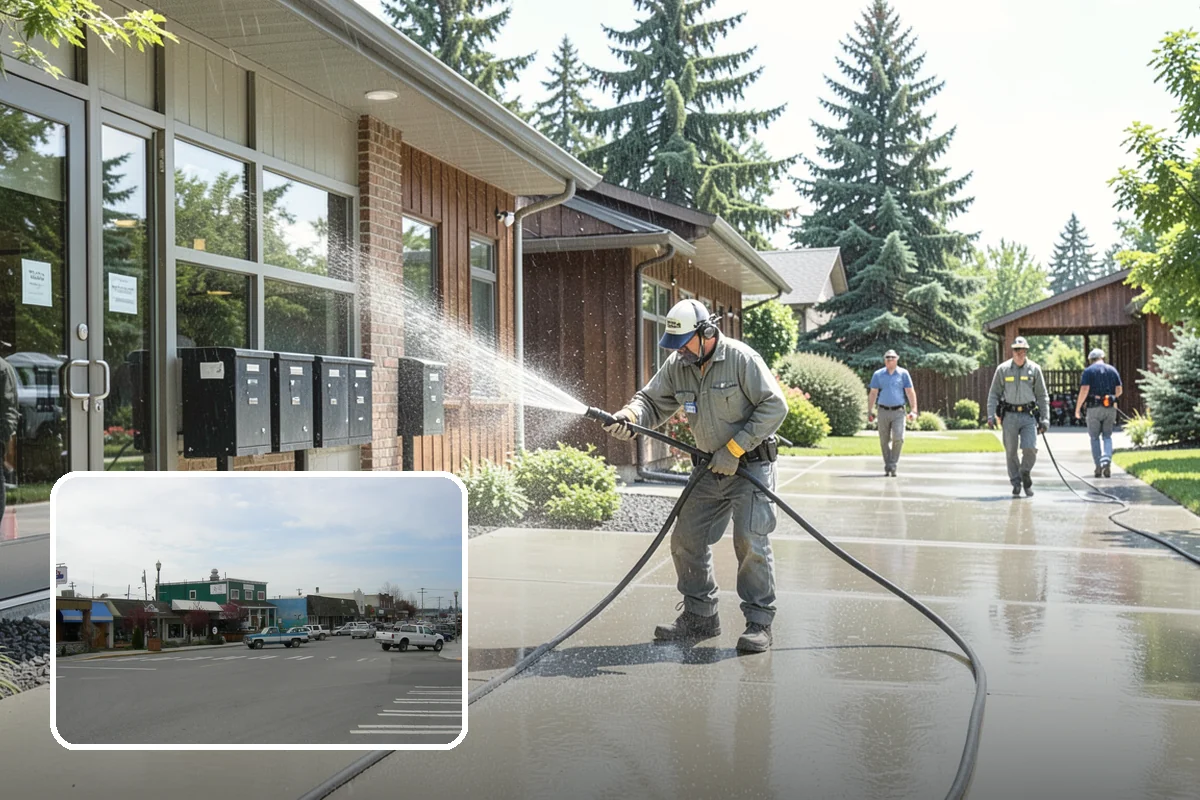 Fence Mildew Removal in Stanwood, Snohomish County, WA - Kills mildew at the root instead of just rinsing the surface