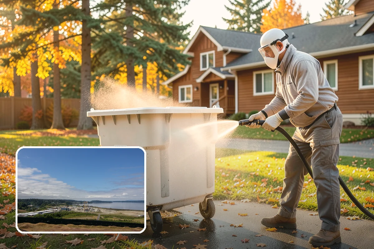 Fence Mildew Removal in University Place, Pierce County, WA - Kills mildew at the root instead of just rinsing the surface