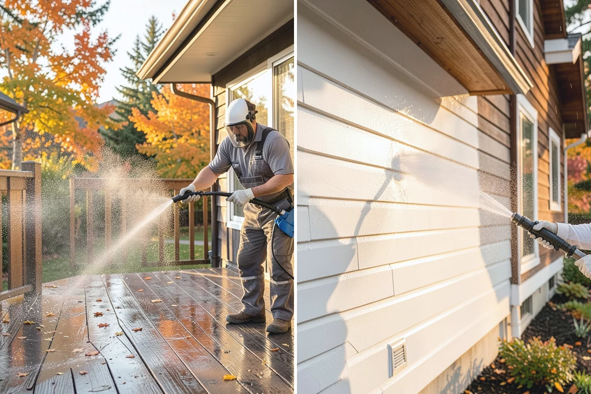 Fence Mildew Removal in Wilkeson, Pierce County, WA - Identify the mildew-heavy shaded and low sections