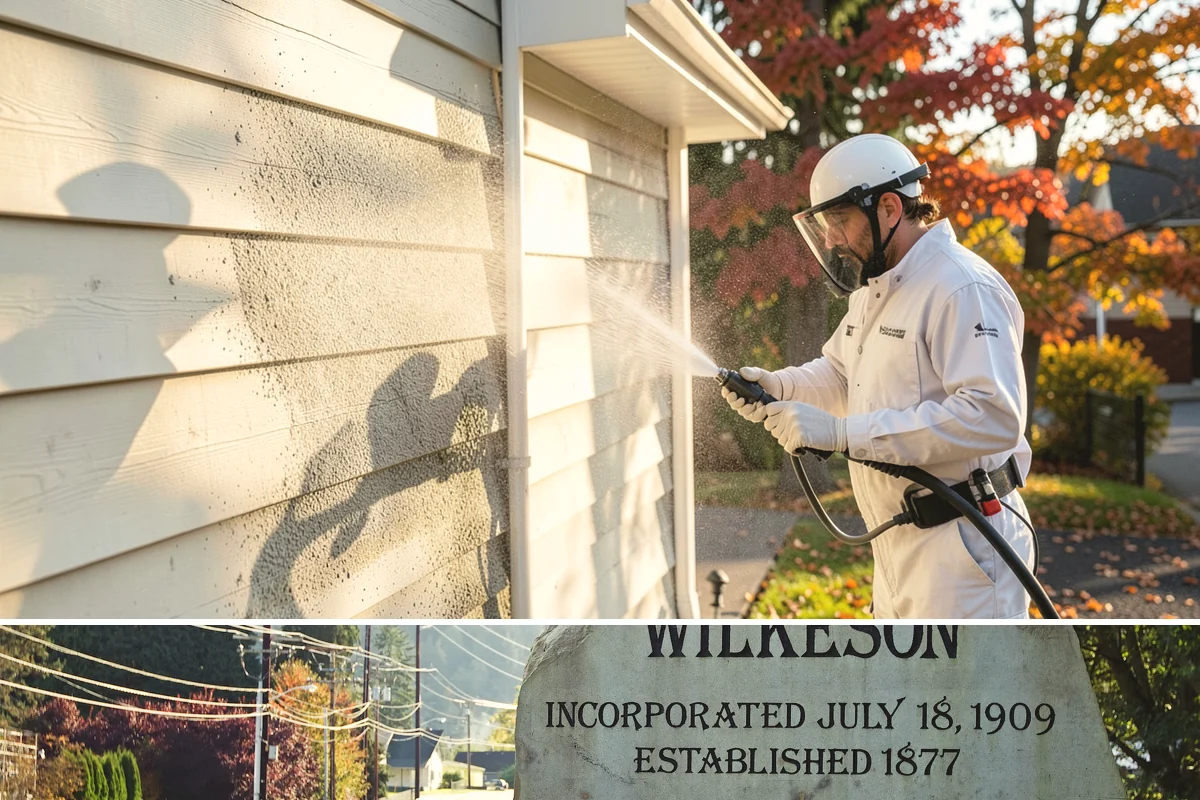 Fence Mildew Removal in Wilkeson, Pierce County, WA - Treat mildew in the warmer, drier months when growth slows and the treatment can work before new rain arrives.