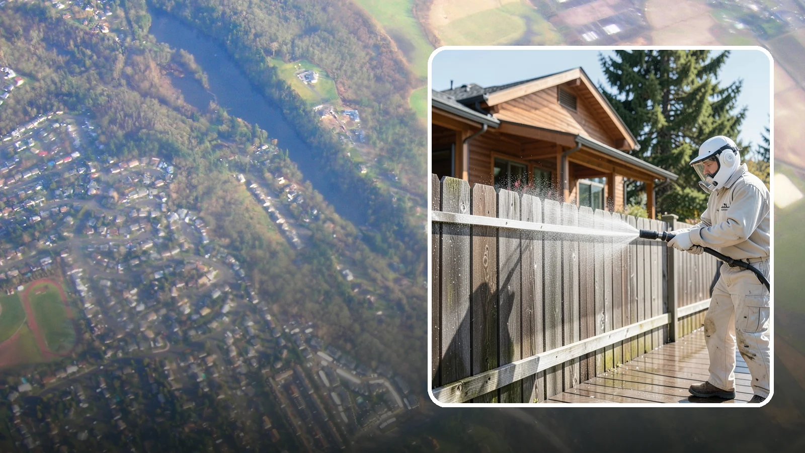 Fence Sealing in Algona, King County, WA - Clear water-repellent sealing for wood fences that fends off the rot, graying, and moss our damp climate encourages.