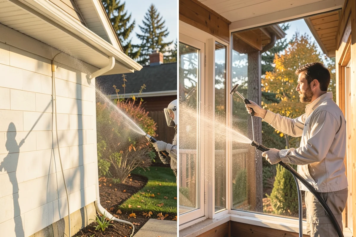 Fence Sealing in Anacortes, Skagit County, WA - Wash the fence and remove mildew, algae, and loose fibers