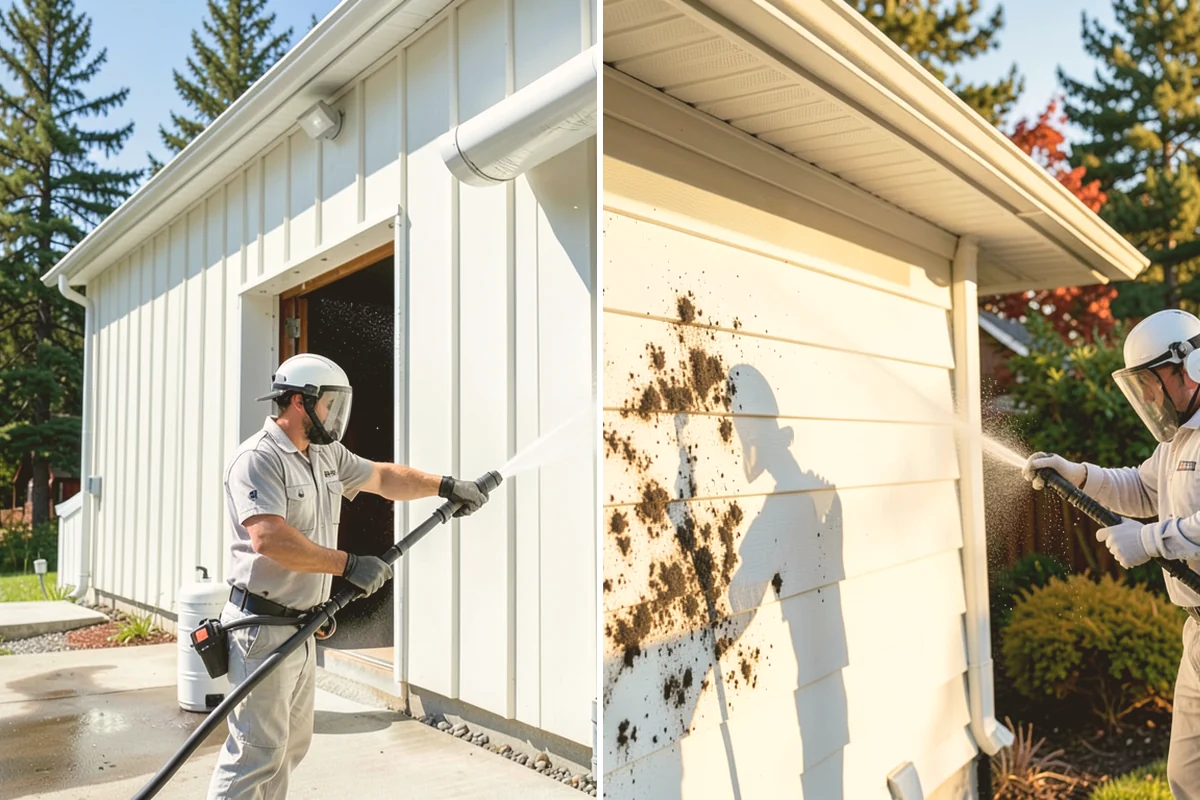 Fence Sealing in Bellevue, King County, WA - Wash the fence and remove mildew, algae, and loose fibers