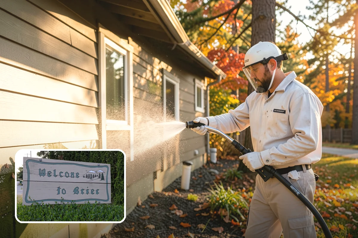 Fence Sealing in Brier, Snohomish County, WA - Sheds rain to slow rot in posts, rails, and pickets