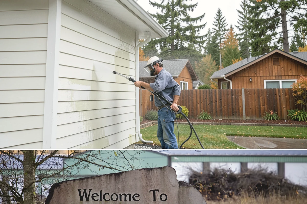 Fence Sealing in Buckley, Pierce County, WA - Seal fences in the dry summer months when both sides of the boards can dry out and the repellent can bond properly.