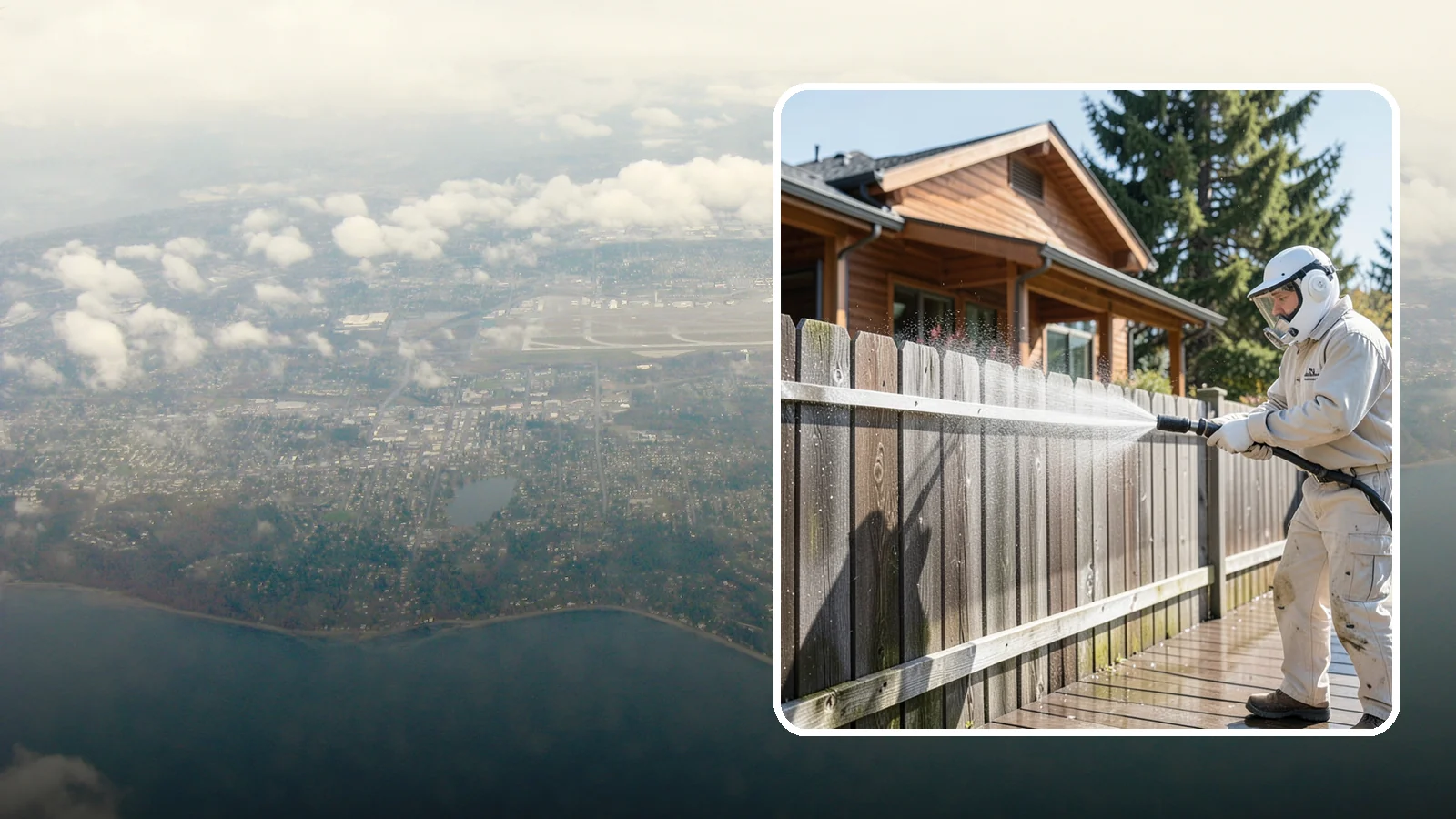 Fence Sealing in Burien, King County, WA - Clear water-repellent sealing for wood fences that fends off the rot, graying, and moss our damp climate encourages.