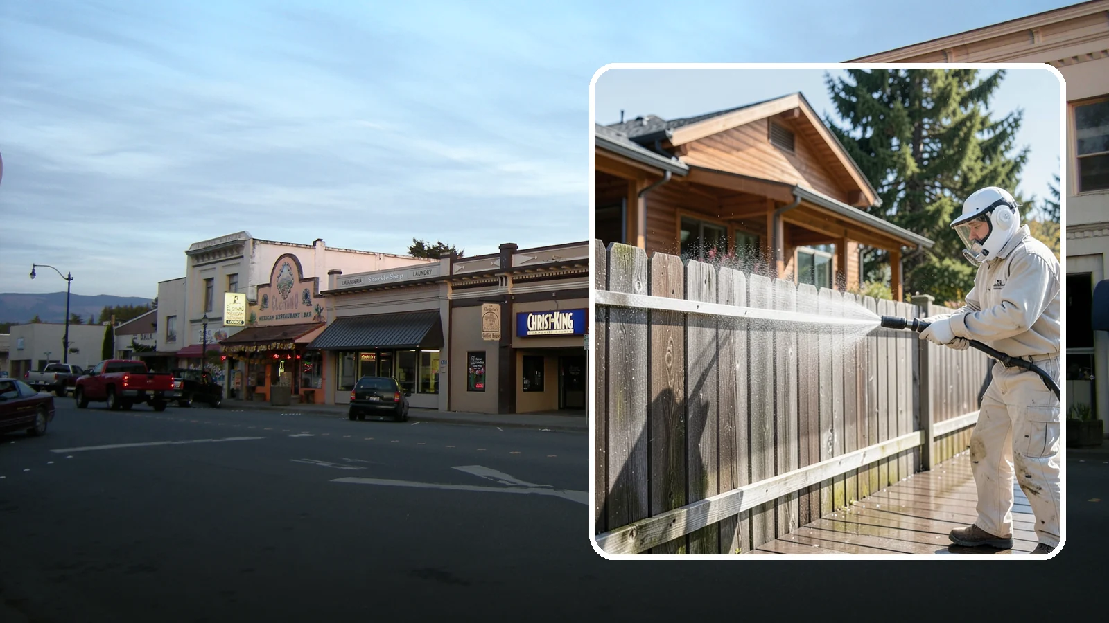 Fence Sealing in Burlington, Skagit County, WA - Clear water-repellent sealing for wood fences that fends off the rot, graying, and moss our damp climate encourages.