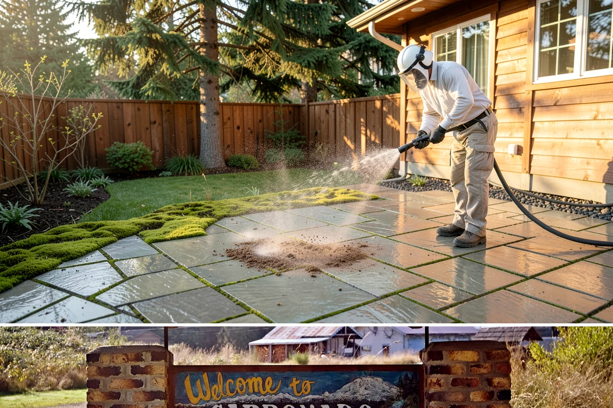 Fence Sealing in Carbonado, Pierce County, WA - Seal fences in the dry summer months when both sides of the boards can dry out and the repellent can bond properly.