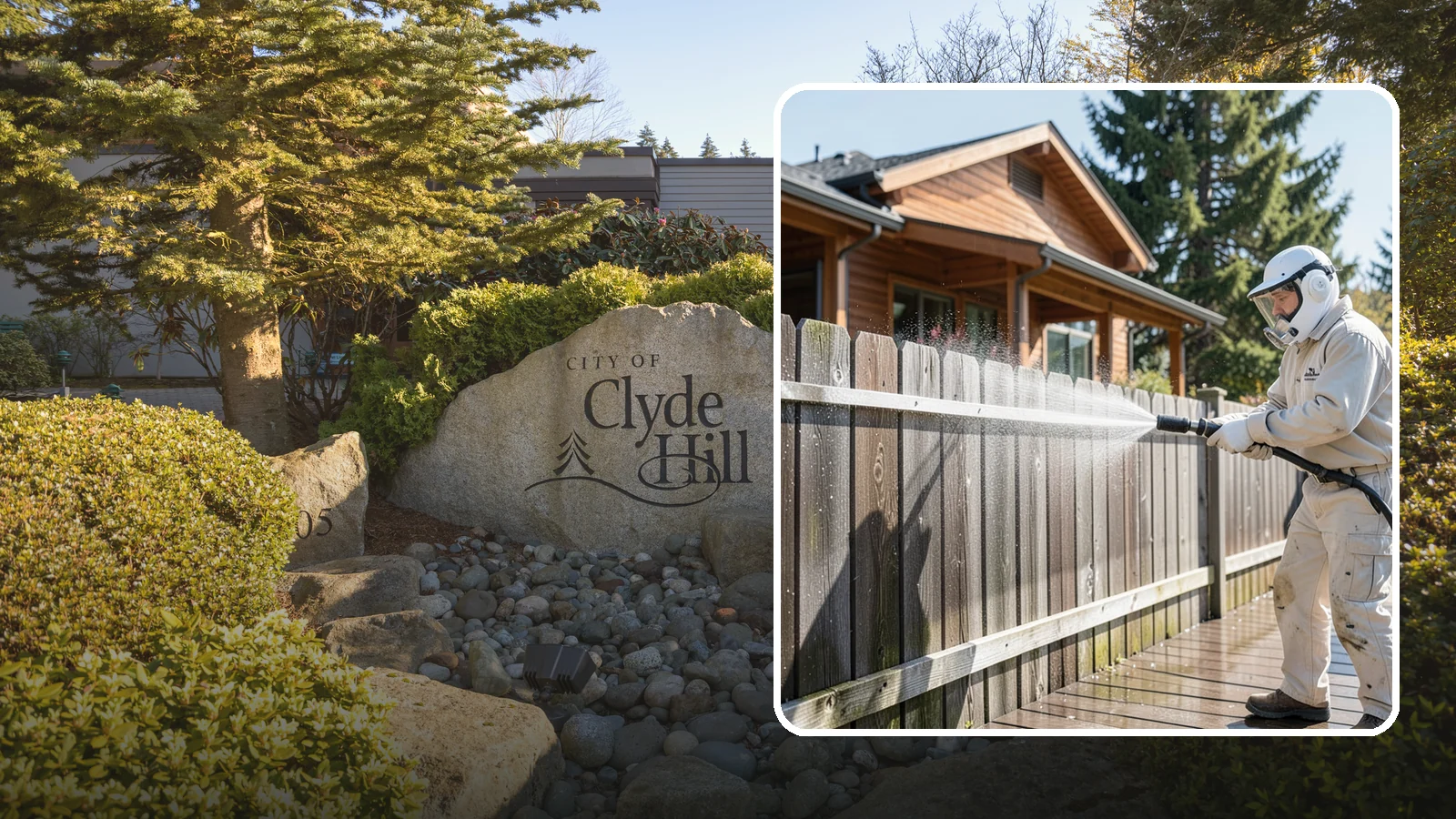 Fence Sealing in Clyde Hill, King County, WA - Clear water-repellent sealing for wood fences that fends off the rot, graying, and moss our damp climate encourages.