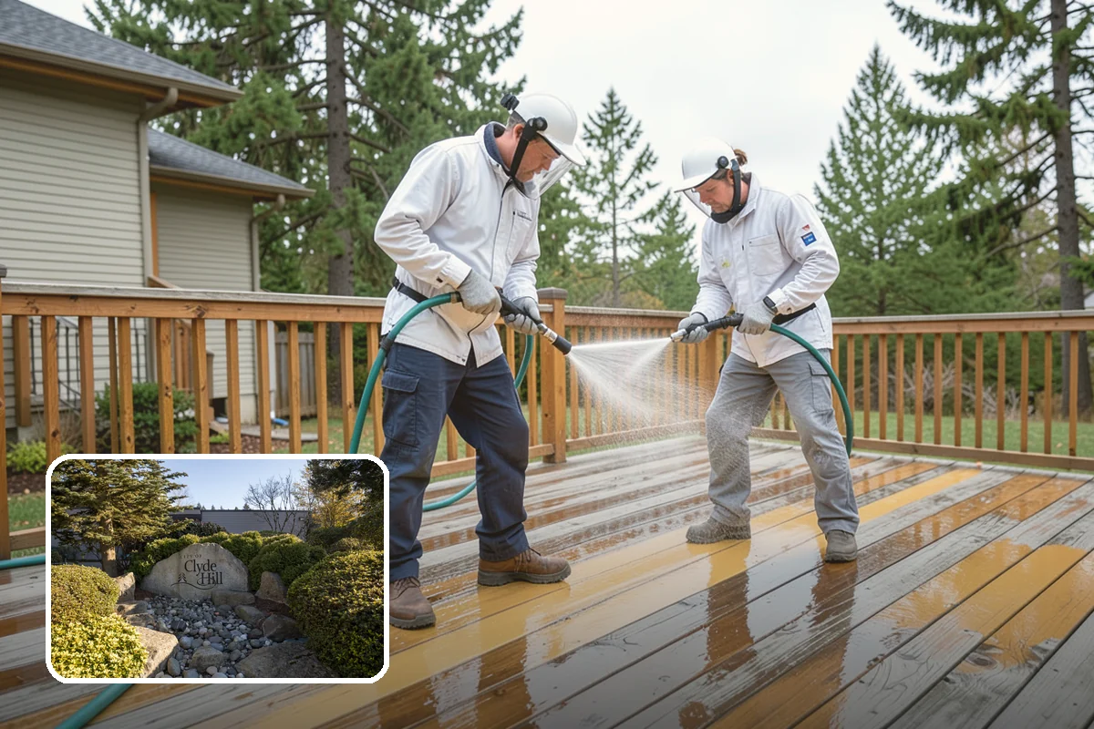 Fence Sealing in Clyde Hill, King County, WA - Sheds rain to slow rot in posts, rails, and pickets