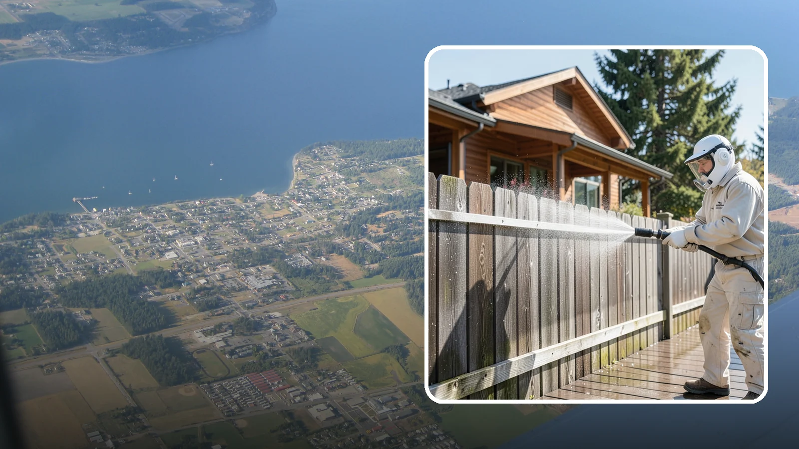 Fence Sealing in Coupeville, Island County, WA - Clear water-repellent sealing for wood fences that fends off the rot, graying, and moss our damp climate encourages.