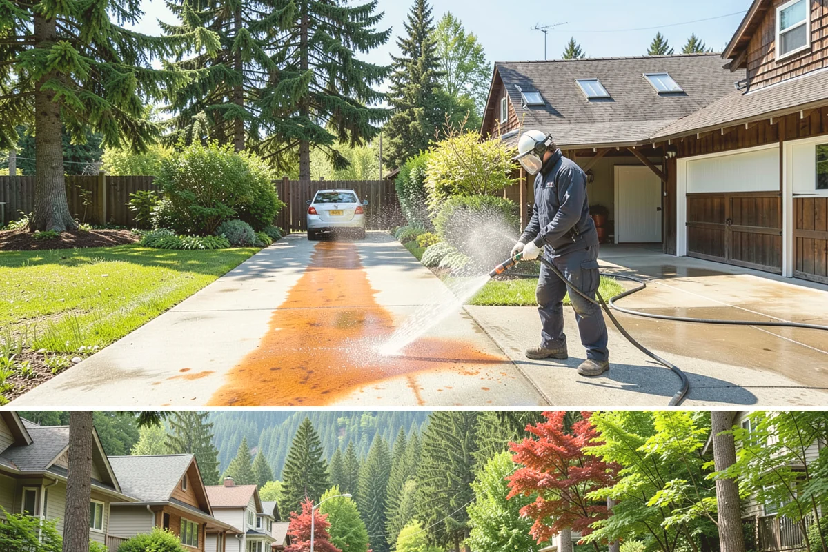 Fence Sealing in Darrington, Snohomish County, WA - Seal fences in the dry summer months when both sides of the boards can dry out and the repellent can bond properly.