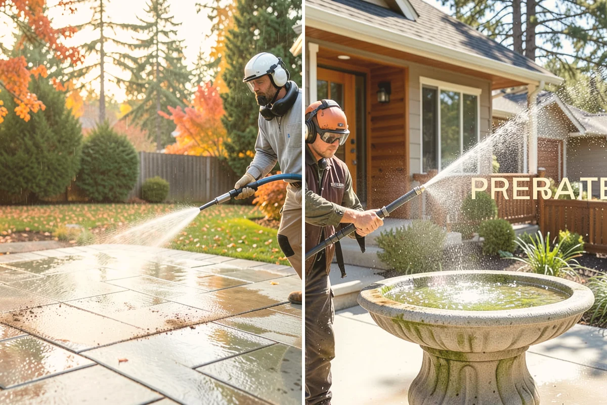 Fence Sealing in Eatonville, Pierce County, WA - Wash the fence and remove mildew, algae, and loose fibers