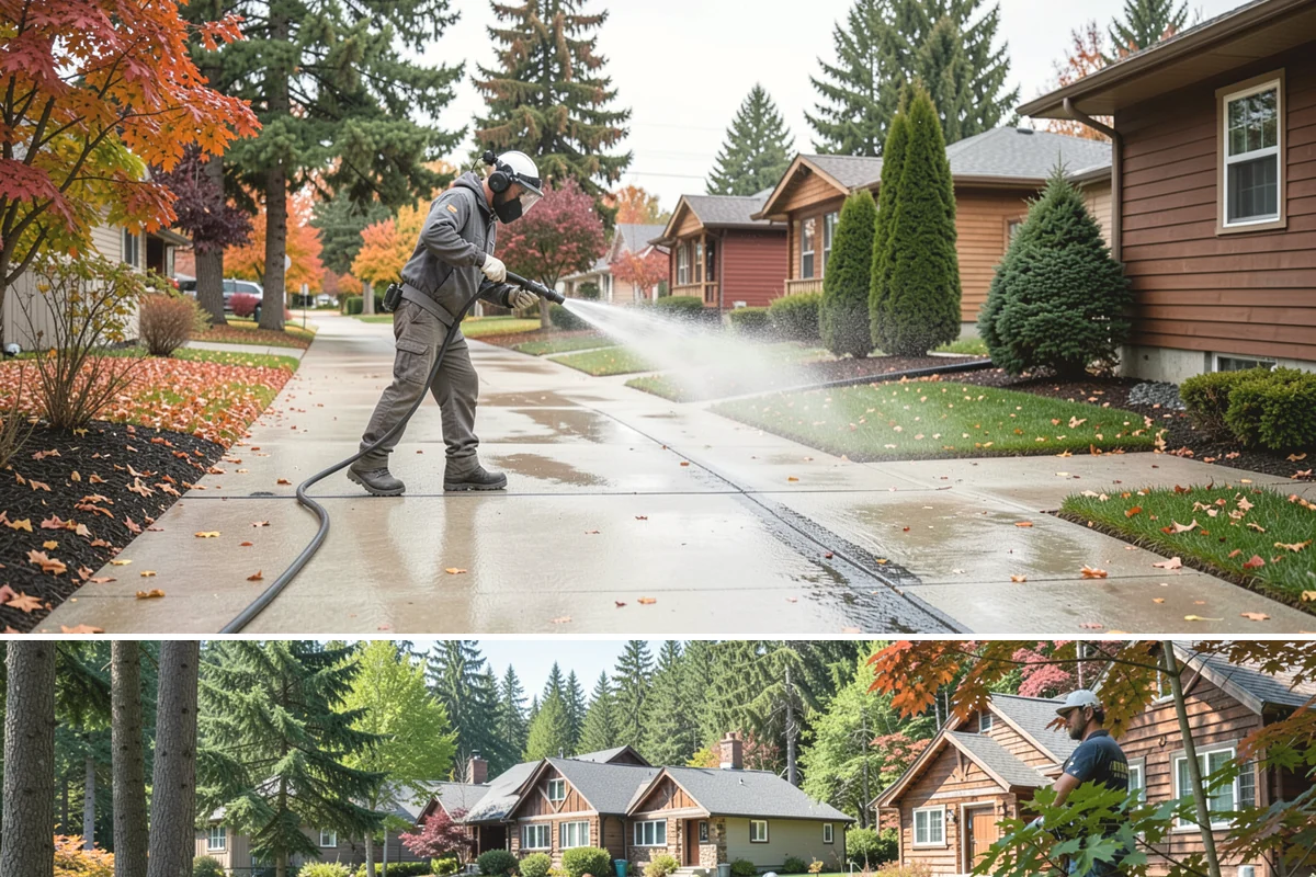 Fence Sealing in Edgewood, Pierce County, WA - Seal fences in the dry summer months when both sides of the boards can dry out and the repellent can bond properly.