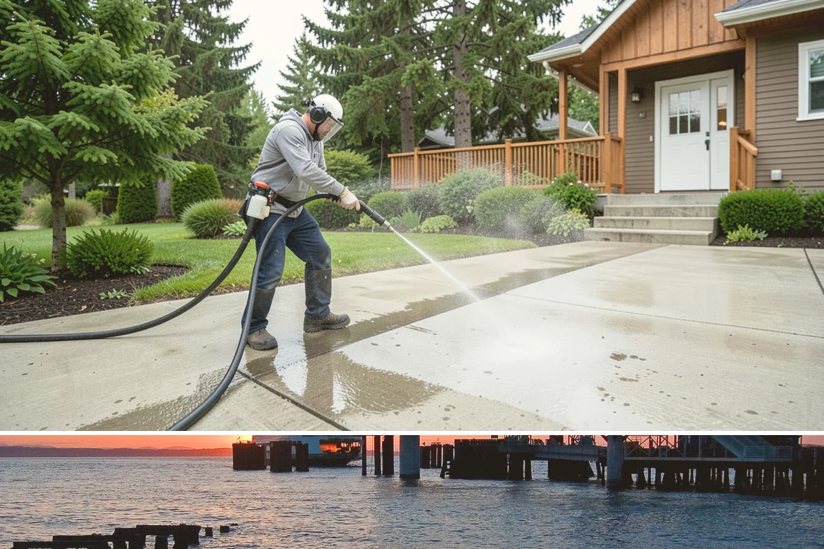 Fence Sealing in Edmonds, Snohomish County, WA - Seal fences in the dry summer months when both sides of the boards can dry out and the repellent can bond properly.