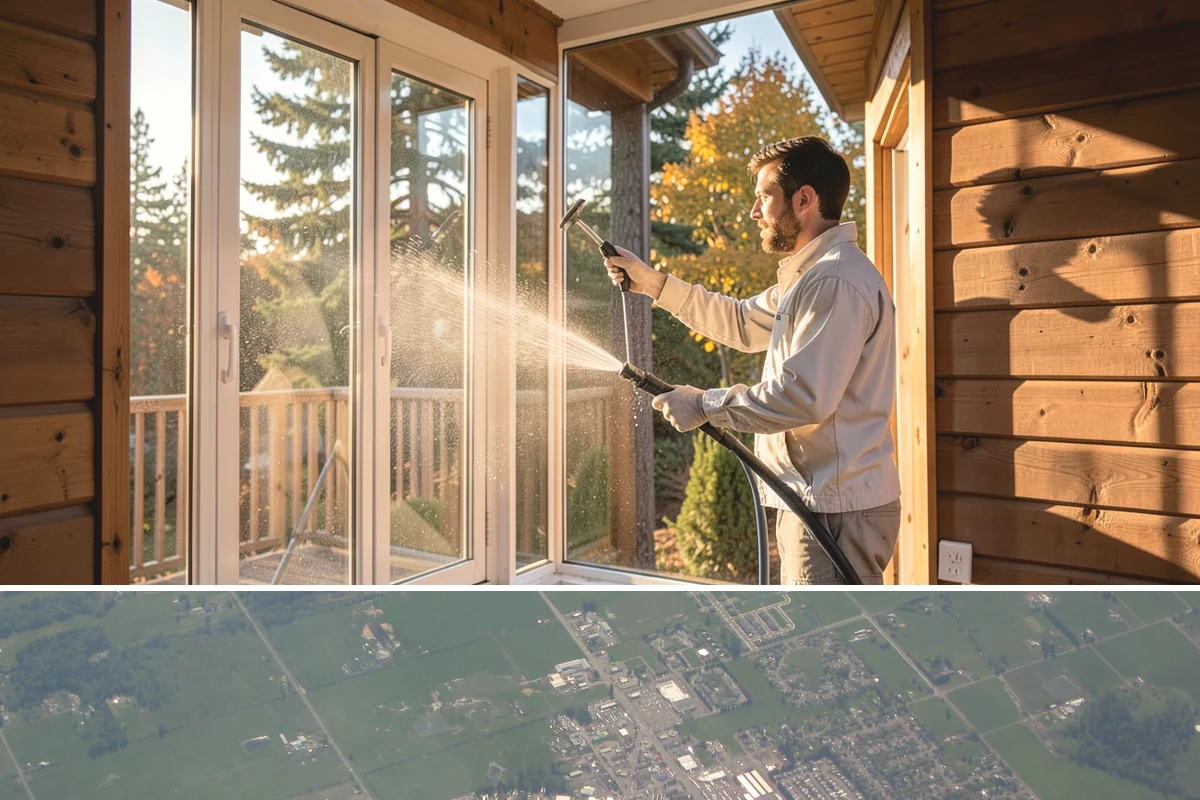 Fence Sealing in Enumclaw, King County, WA - Seal fences in the dry summer months when both sides of the boards can dry out and the repellent can bond properly.