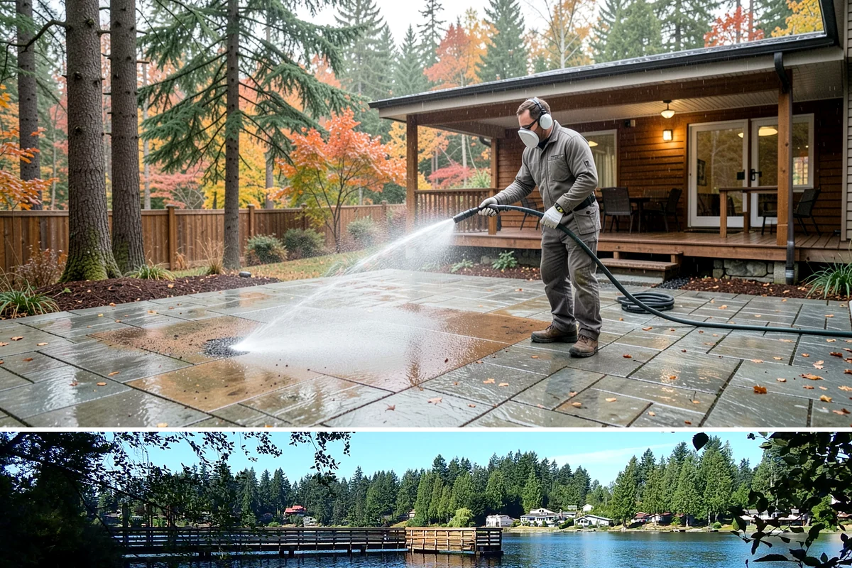 Fence Sealing in Federal Way, King County, WA - Seal fences in the dry summer months when both sides of the boards can dry out and the repellent can bond properly.
