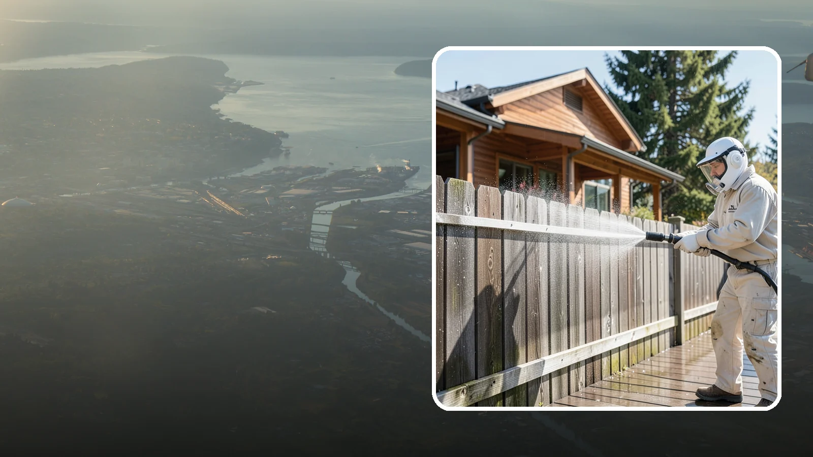 Fence Sealing in Fife, Pierce County, WA - Clear water-repellent sealing for wood fences that fends off the rot, graying, and moss our damp climate encourages.