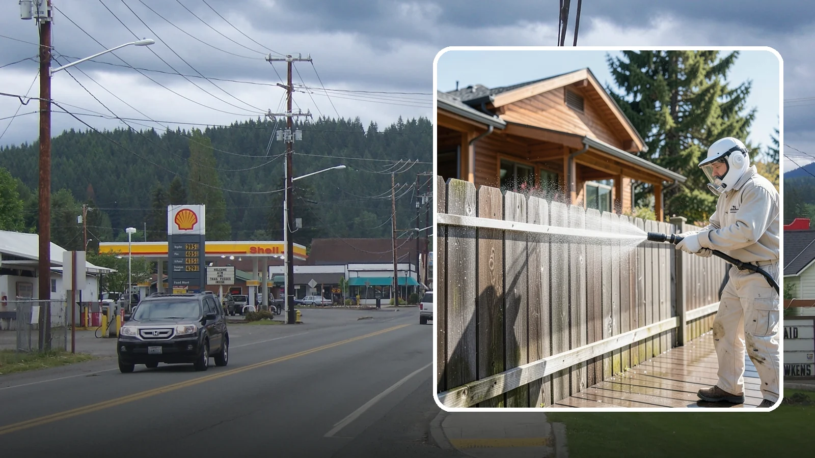 Fence Sealing in Granite Falls, Snohomish County, WA - Clear water-repellent sealing for wood fences that fends off the rot, graying, and moss our damp climate encourages.